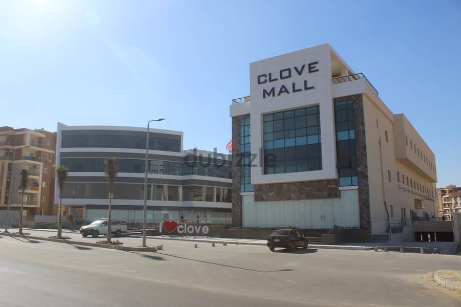 clove mall el koronfel new cairo محل للبيع 51 متر فوري بمنطقة دار مصر القرنفل التجمع الخامس 1