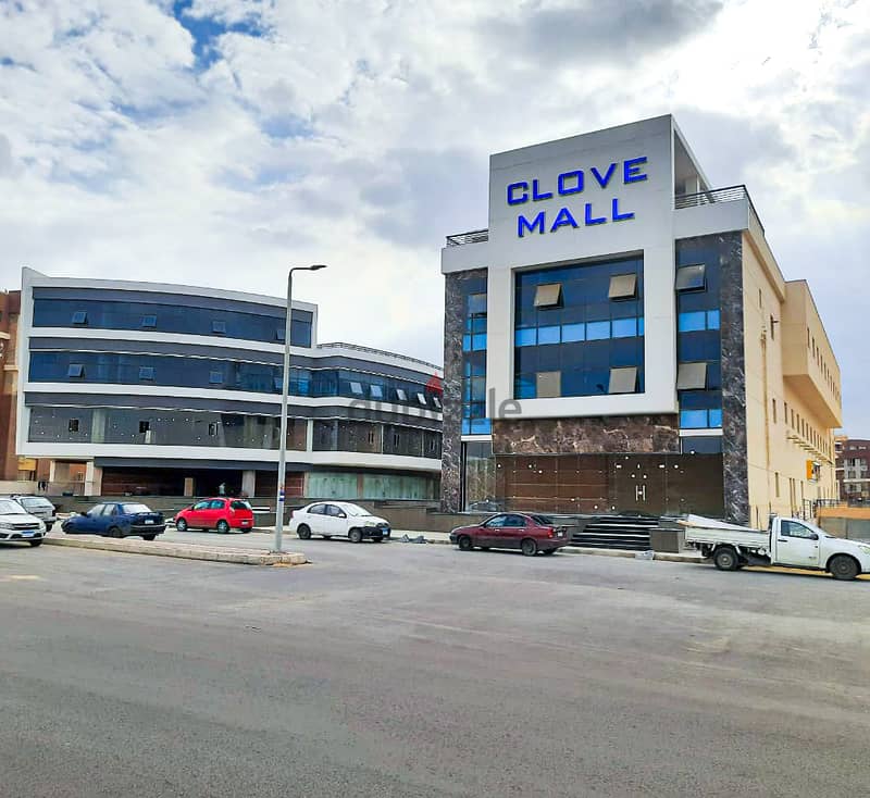 clove mall el koronfel new cairo محل للبيع 74 متر فوري مقدم وتسهيلات منطقة القرنفل التجمع الخامس 3