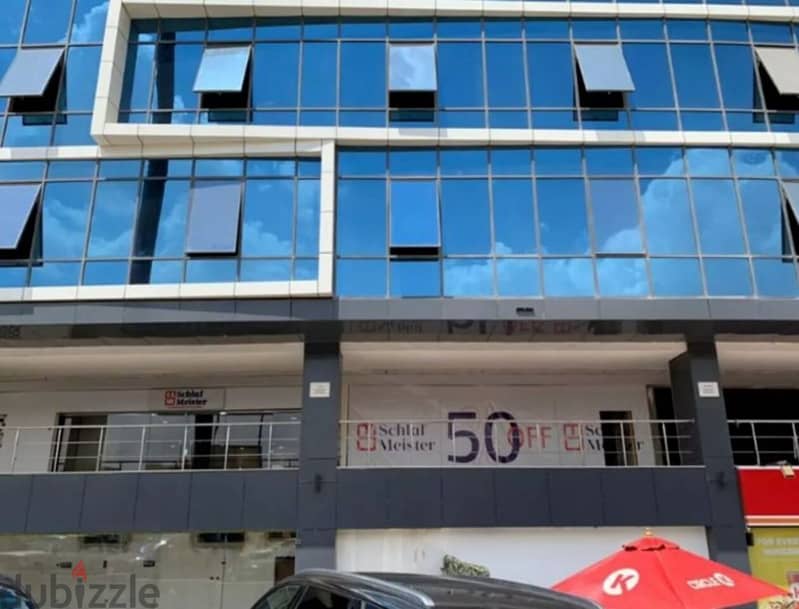 Office for rent fully finished + AC, a very prime location near to Seoudi market 8