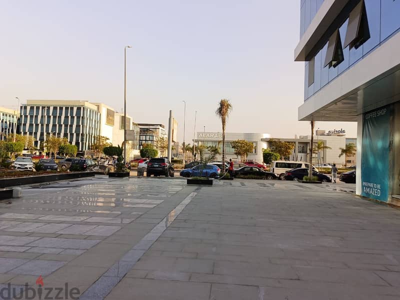 Clinic for rent 60 meters fully finished + AC on main street near to Arkan Mall 2