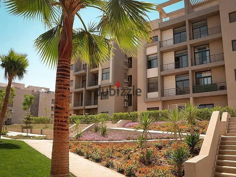 fully finished ground apartment in fifth square شقة متشطبة ارضي بجاردن في الجولدن سكوير بالتكييفات 4