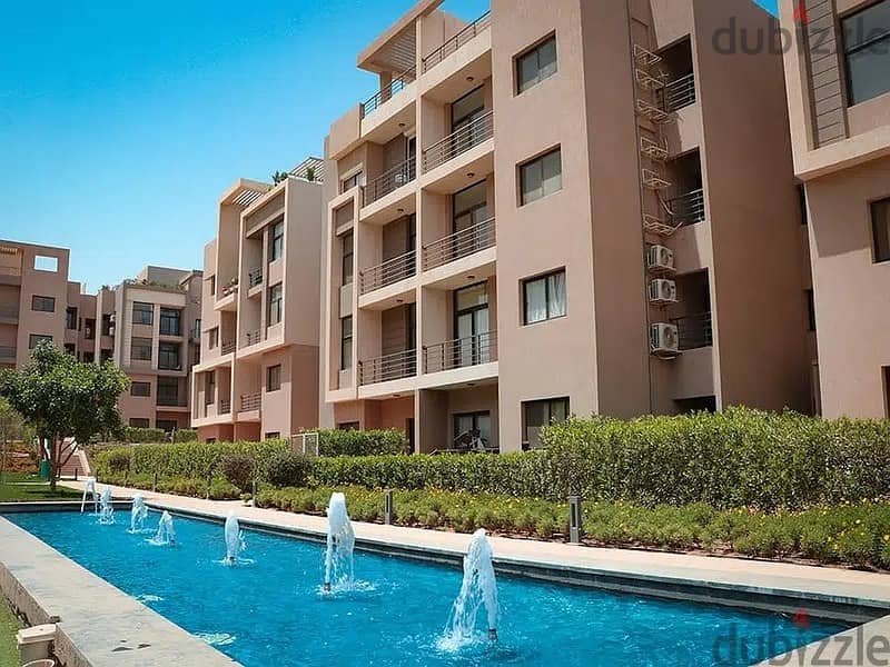 fully finished ground apartment in fifth square شقة متشطبة ارضي بجاردن في الجولدن سكوير بالتكييفات 5