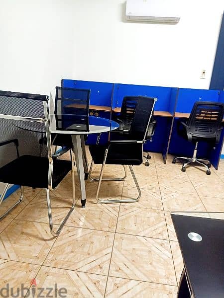 مكتب مفروش office space للايجار شامل جميع الخدمات مجانا من المالك 13