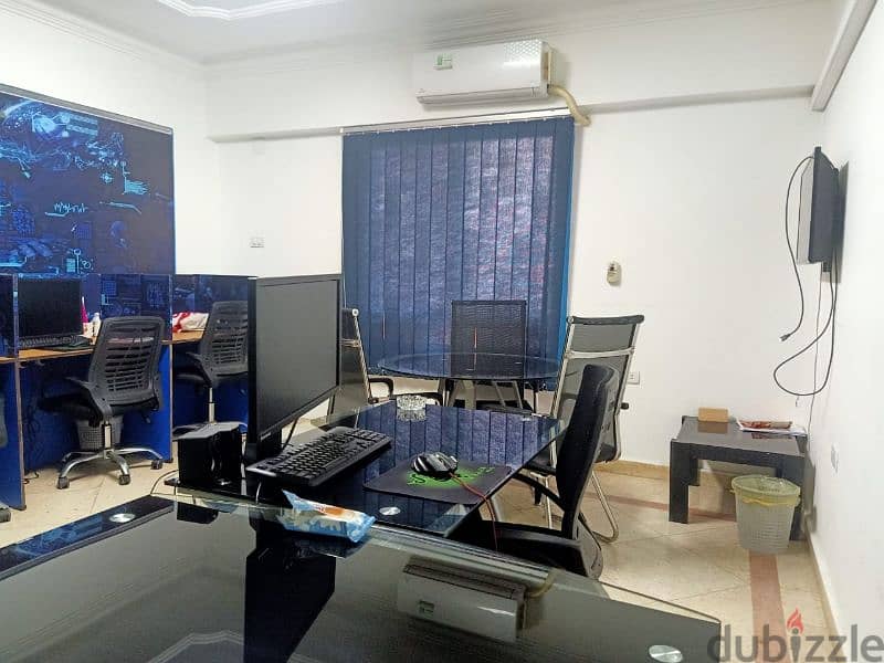 مكتب مفروش office space للايجار شامل جميع الخدمات مجانا من المالك 14