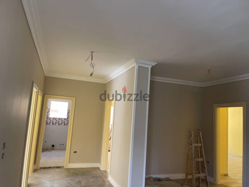 Apartment for sale 280m ready to move ultra super luxury finishing, Grand Caesar Compound, Southern Investors, steps from 90th Street new cairo 8
