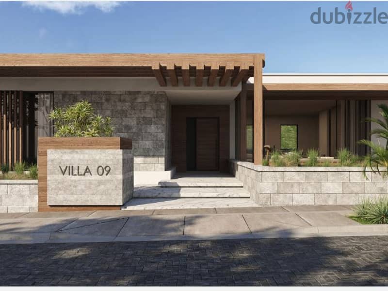 Now, a villa at a discount, finished with air conditioners and a kitchen, with a 10% down payment in the heart of Ras Al Hekma - Direction White 9