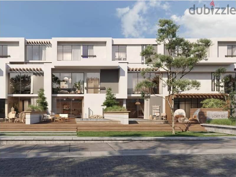 Now, a villa at a discount, finished with air conditioners and a kitchen, with a 10% down payment in the heart of Ras Al Hekma - Direction White 11