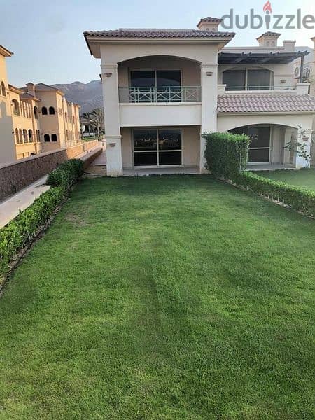 The last chalet for sale, 3 rooms150msq, in Ain Sokhna, finished, ready to move, La Vista Gardens Village 6