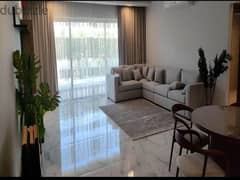 A distinctive, fully furnished apartment for rent in Lake View Compound