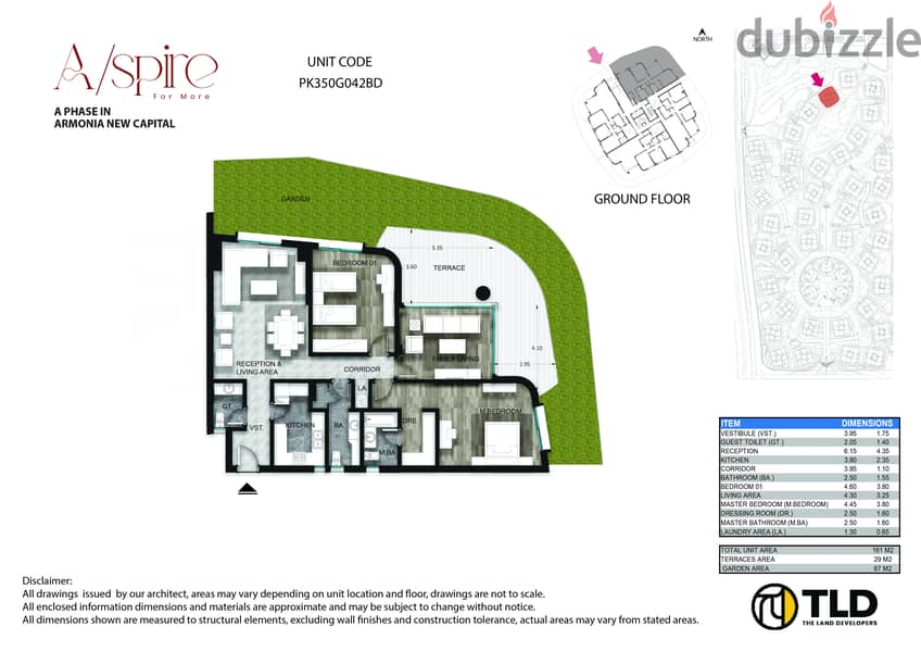 اكتشف العيش الفاخر: شقة أحلام بمساحة 190 متر مربع في أرمونيا من قبل TLD-The Land Developers في العاصمة الادراية الجديدة New Capital 7
