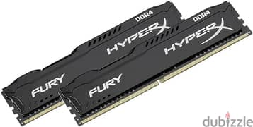 HyperX FURY DDR4 (2x8) (NEW)