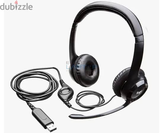 Logitech H390 USB Computer Headset سماعة لوجيتك 4