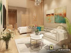للبيع شقة فندقية تسليم 2025 في روتانا ليك ريزيدنس - التجمع الخامس