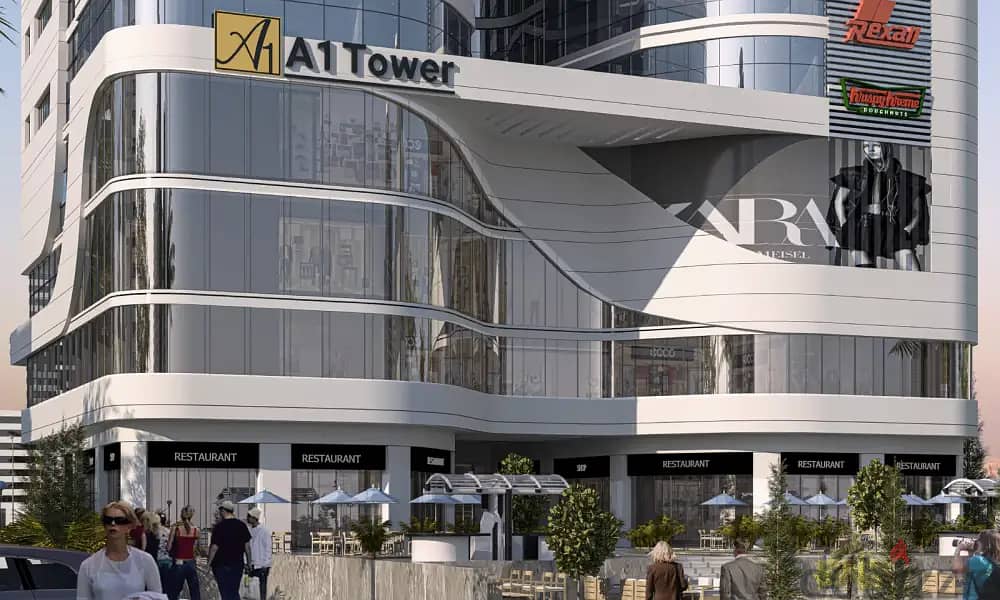 محل للبيع بأفضل سعر تجاري في العاصمة الإدارية الجديدة في A1 Corners tower 1