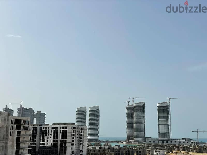 Receive your finished apartment of 240 square meters in Mazarine North Coast, in Amazing Location and View, directly in front of Al Masa Hotel and nex 7