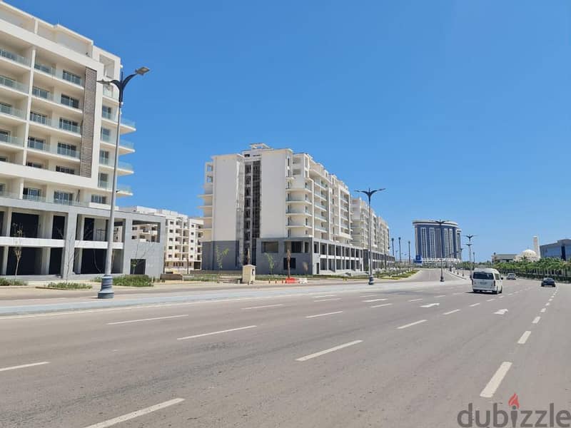Receive your finished apartment of 240 square meters in Mazarine North Coast, in Amazing Location and View, directly in front of Al Masa Hotel and nex 9