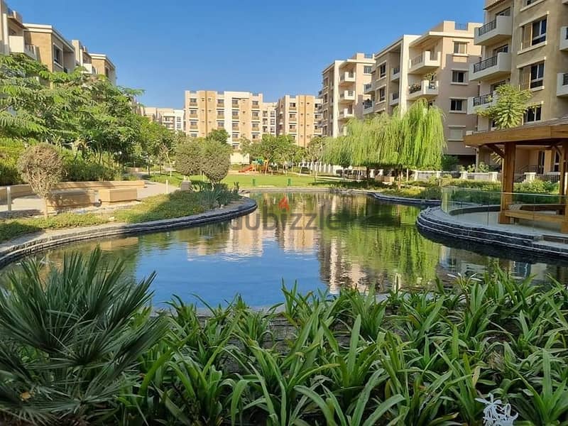 With a down payment of 650,000, an apartment in a large garden next to Madinaty 4