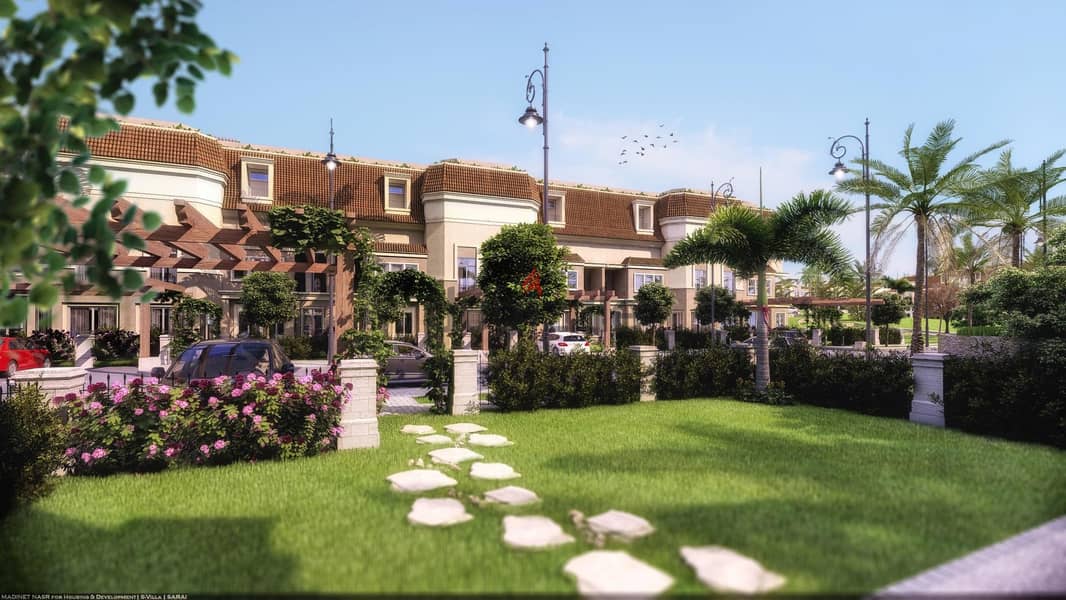 Town house 3bedrooms 5% D. P over 8 years - Origami - Taj City minutes from Al-Thawra Street, directly on the Suez Road 8