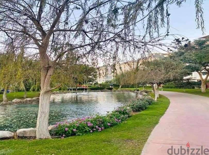 I villa garden for sale at a very special price in Aliva Mountain View Compound Mostaqbal City View on the Lagoon 2