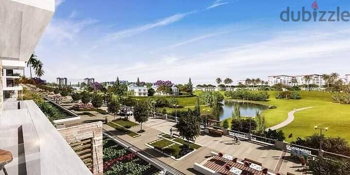 I villa garden for sale at a very special price in Aliva Mountain View Compound Mostaqbal City View on the Lagoon 5