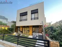 fully finished villa for sale with installments in front of hassan allam compound , new cairo