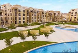Apartment 200. M with a garden in Stone Residence compound semi finished overlooking the pool under market price