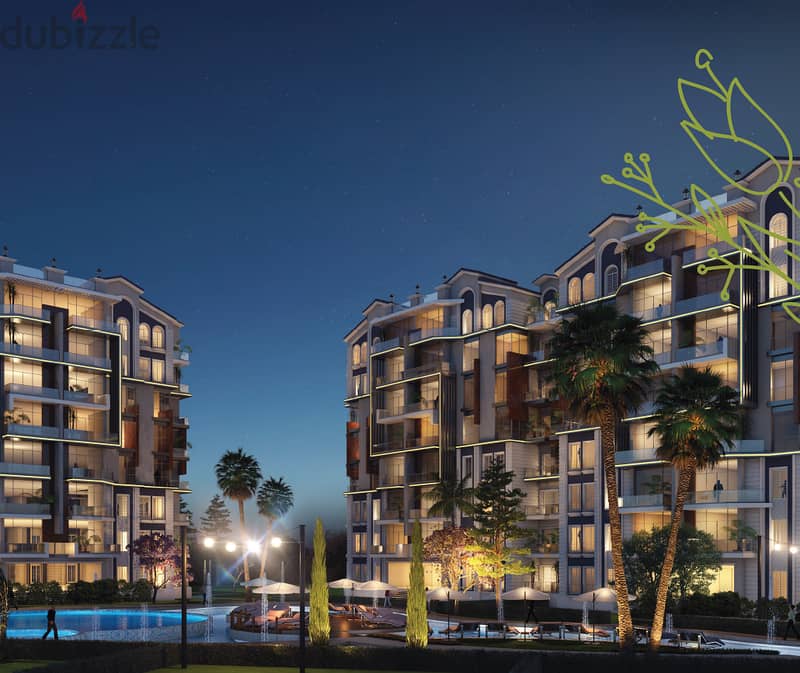 With a 10% down payment and installments over 10 years, an apartment of 150 meters, 3 rooms and 3 bathrooms, in a unique strategic location in the eig 8