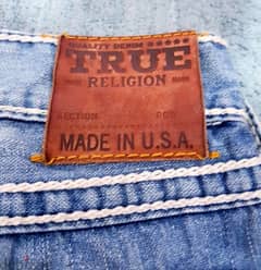 original true religion made in u. s. a size 38