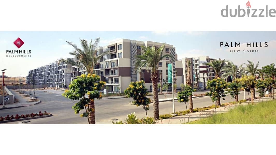 Apartment 183m for sale in palm hills new cairo ready to move View landscape بالم هيلز القاهرة الجديدة 6