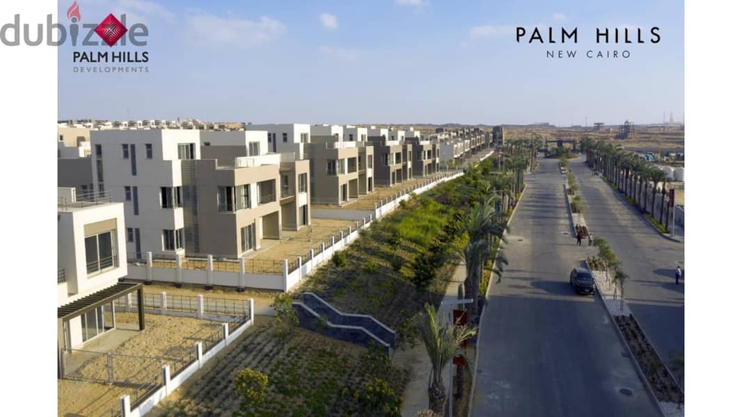 Apartment 183m for sale in palm hills new cairo ready to move View landscape بالم هيلز القاهرة الجديدة 8