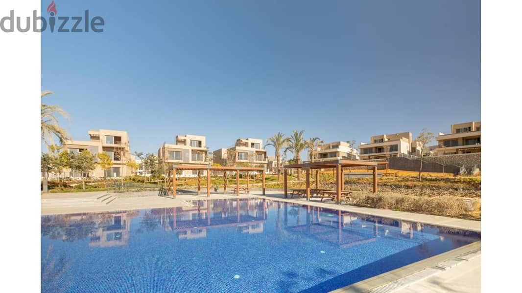 Apartment 183m for sale in palm hills new cairo ready to move View landscape بالم هيلز القاهرة الجديدة 11