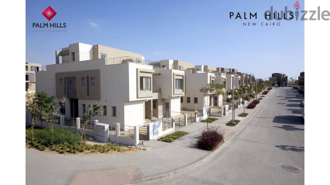Apartment 183m for sale in palm hills new cairo ready to move View landscape بالم هيلز القاهرة الجديدة 12