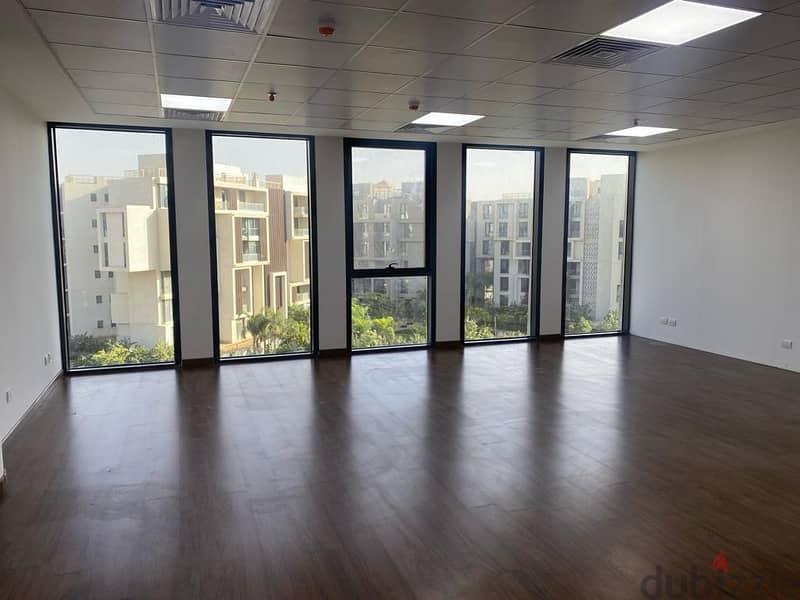 Semi-furnished office 84 m. for rent in prime location -Eastown , New Cairo 2