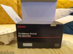 Sigma 70-300mm F4-5.6 DG APO Macro