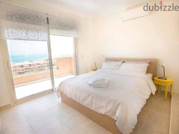 Chalet for sale, double view to the sea (3 rooms - 2 bathrooms) in Telal Village, Ain Sokhna, in installments 4