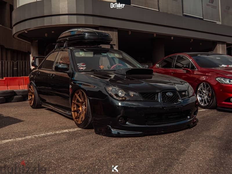 Heavily bagged Subaru impreza 2007 topline with sunroof سوبارو امبريزا 0