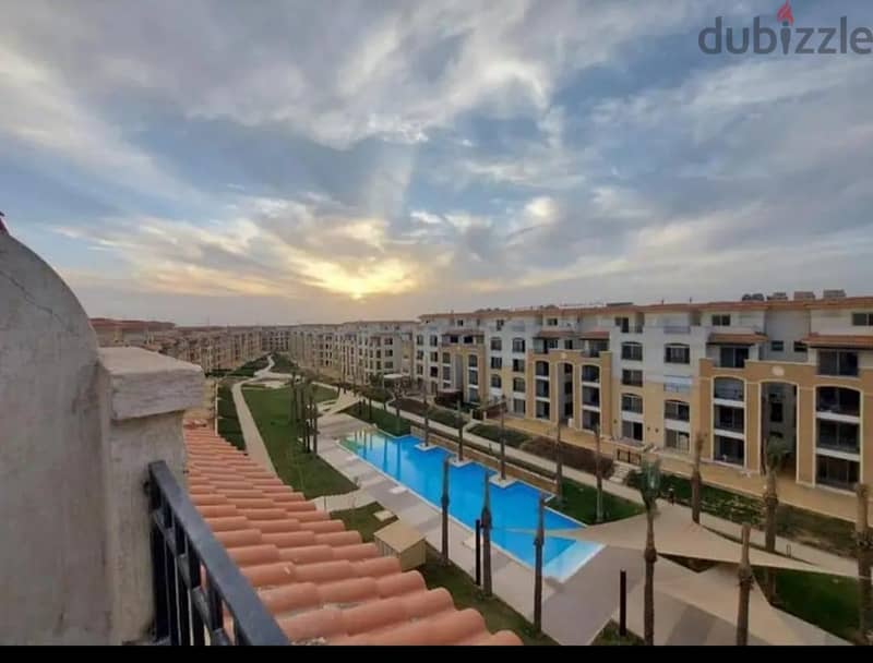 Distinctive divided apartment for sale in Stone Park Compound, Fifth Settlement, Direct on Maadi Ring Road 3