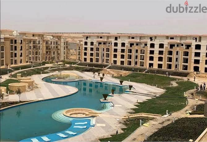 Distinctive divided apartment for sale in Stone Park Compound, Fifth Settlement, Direct on Maadi Ring Road 4