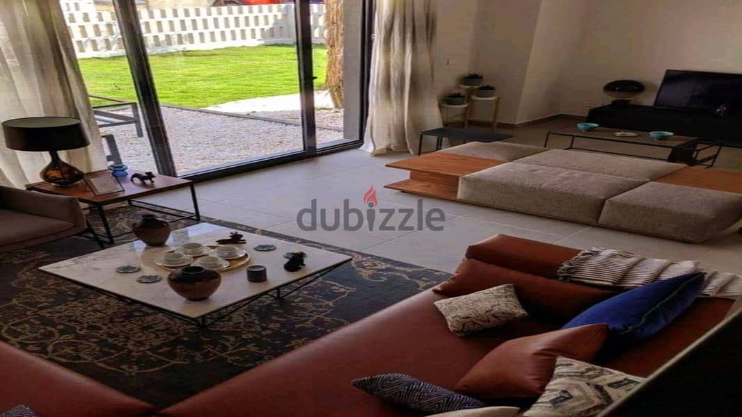 A very special subdivided townhouse villa for sale in Al Burouj Compound in Shorouk City 2