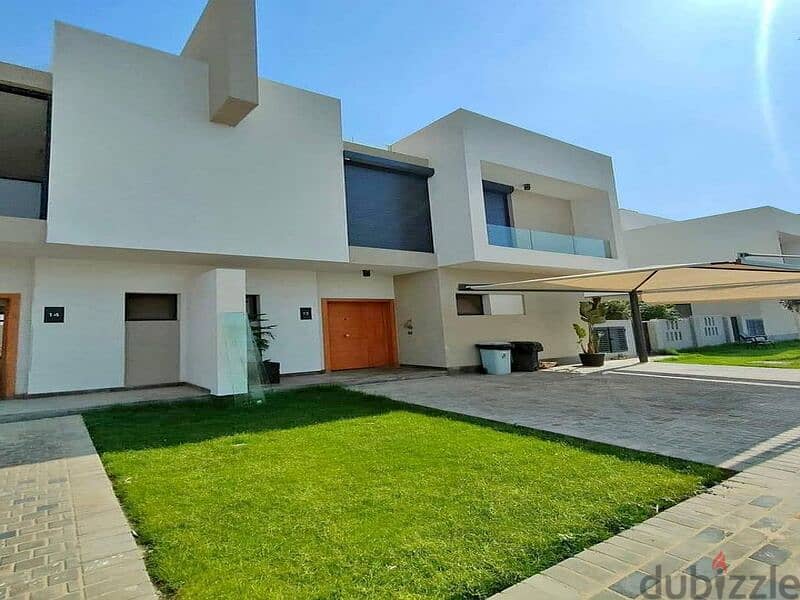 A very special subdivided townhouse villa for sale in Al Burouj Compound in Shorouk City 8
