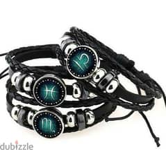 Zodiac Signs leather bracelet to express your personality and elegance
