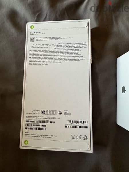 iPhone 15 Pro Max 256 Natural Titanium Sealed 1