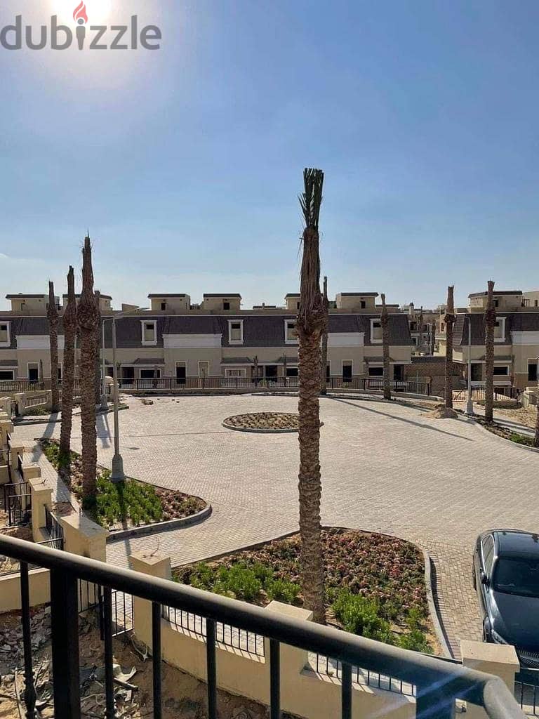 Apartment for sale sarai compound ready to move with installments and private garden 104 meters 13