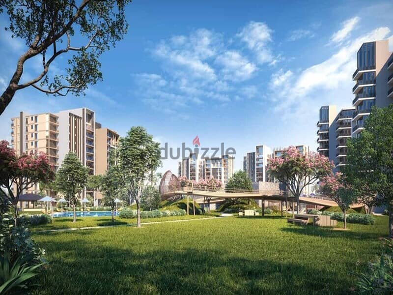 Receive your finished apartment with facilities of 108m in Zed East, Fifth Settlement, near Cairo International Airport and minutes from Heliopolis. 2