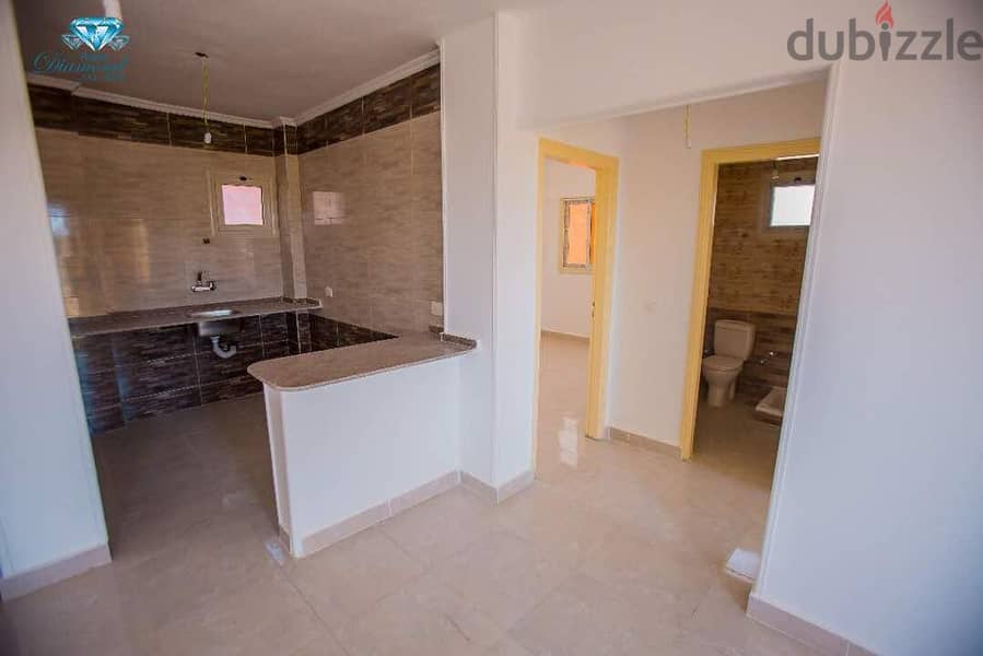 Studio 40m, first floor, finished, immediate delivery, highest levels of finishing, for sale in installments in Ras Sidr 8
