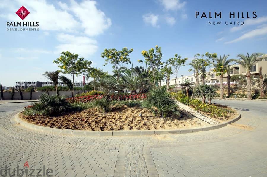 شقة في بالم هيلز التجمع الخامس للبيع متشطبة بالكامل 5% مقدم و اقساط   Palm Hills New Cairo 5