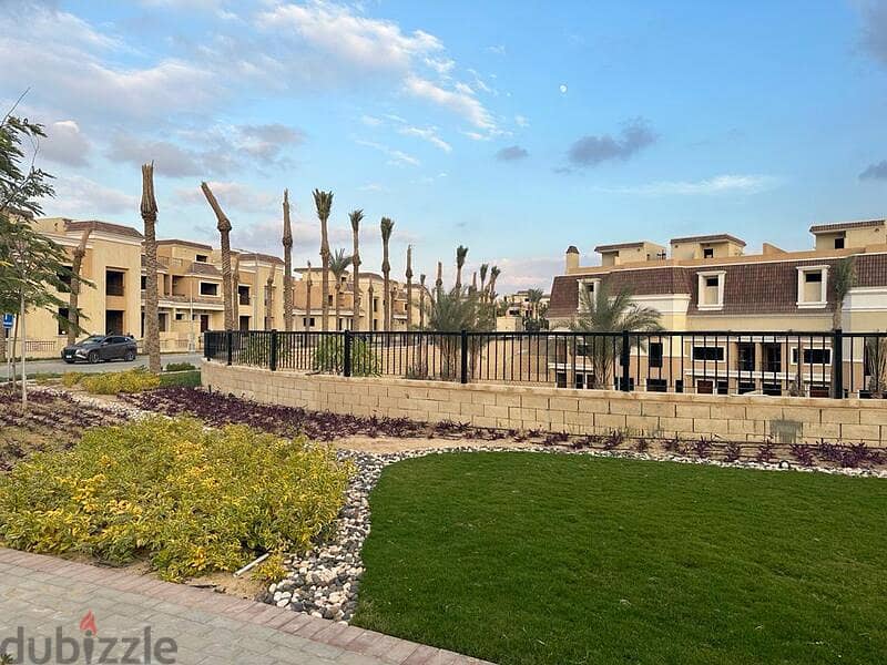 villa 212m with garden for the price of an apartment in Sarai Mostakbal City 11