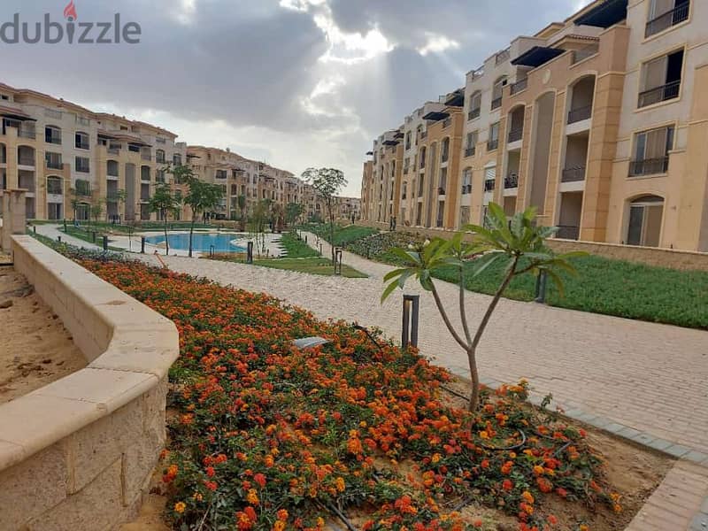 Apartment for sale ready to move pool view in stone residence  compound 4