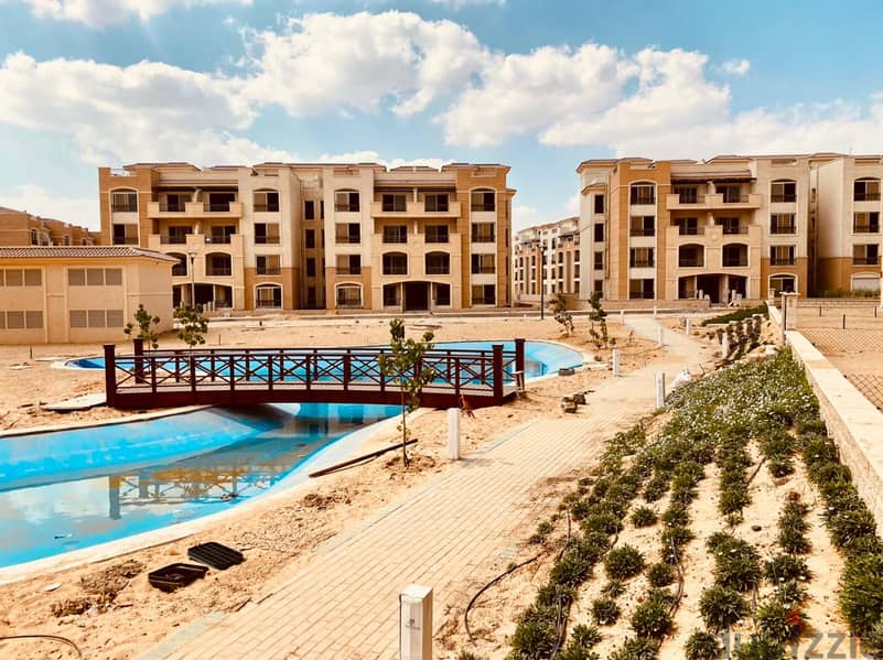 Apartment for sale ready to move pool view in stone residence  compound 10
