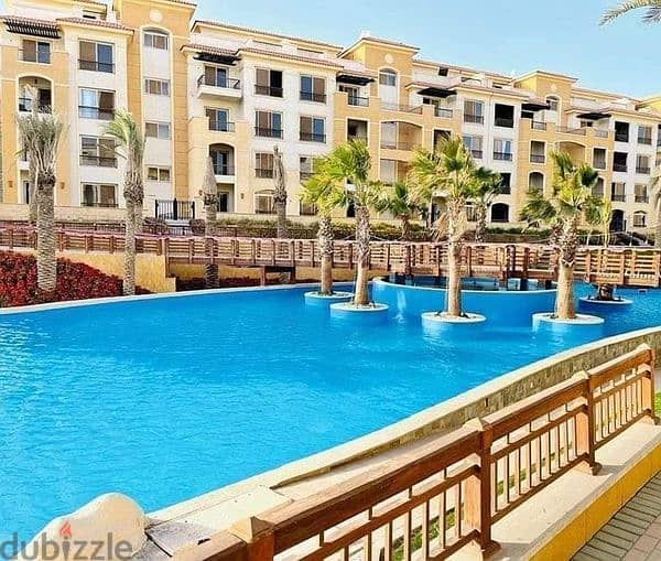 Apartment for sale ready to move pool view in stone residence  compound 13